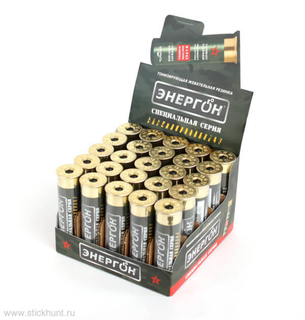 Energon - энергетическая жевательная резинка, чтобы не заснуть на охоте